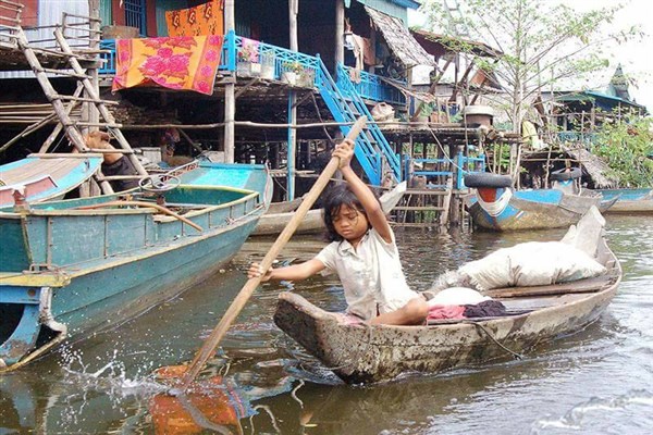 kampong phluk floating village